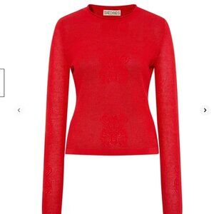 Siedres | Berc intarsia knit cotton sweater | Size M